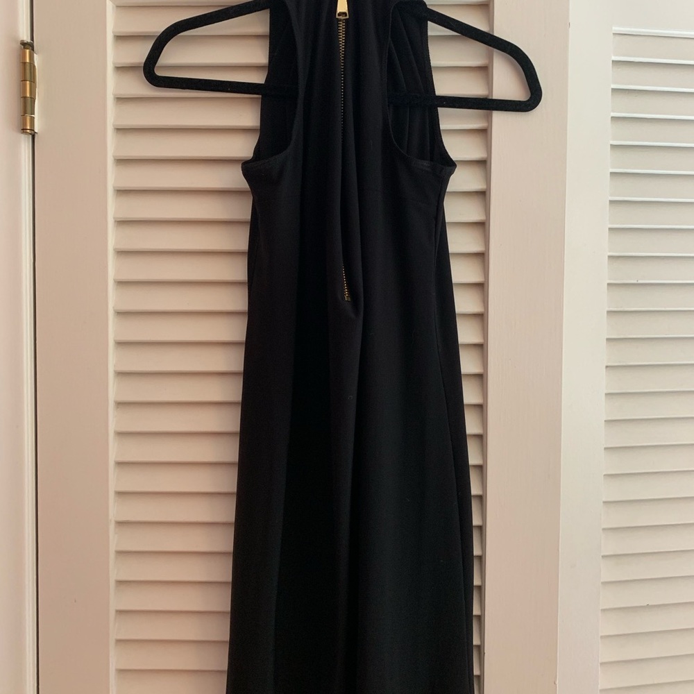 MSK Black Zipper Dress
